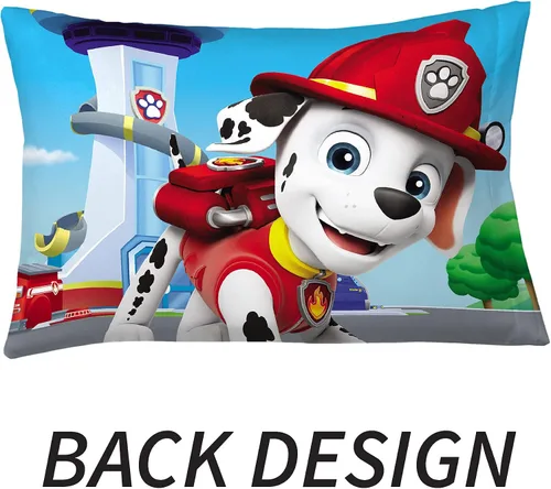 Miniatura 6 de Franco Ropa de cama para niños, manta de felpa súper suave, 46 x 60 pulgadas, Paw Patrol y ropa de cama para niños, funda de almohada reversible