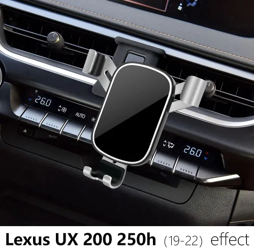 Miniatura 2 de LUNQIN - Soporte para teléfono de coche para Lexus UX 2019 2020 2021 2022 2023 2024 2025 2026 UX200 UX250H UX300H Accesorios para interiores