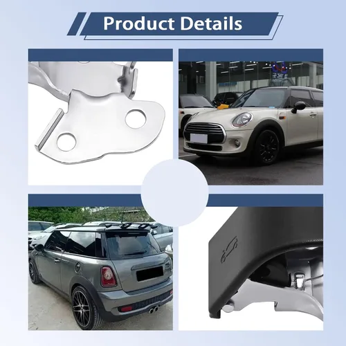 Miniatura 7 de FZJDSD Conjunto de manija de liberación del actuador de bloqueo del capó interior 51237149591 apto para Mini Cooper R55 Clubman R56 Hatchback R57