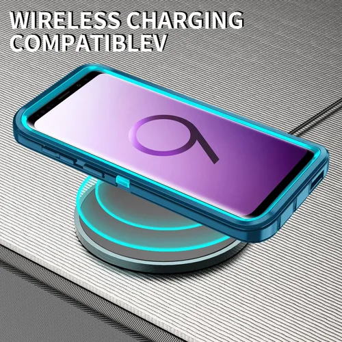 Miniatura 5 de Funda para Galaxy S9, resistente a prueba de golpes, a prueba de polvo/caídas, 3 capas, protección de cuerpo completo, funda resistente para Galaxy