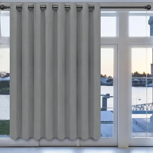 Miniatura 212 de Easy-Going - Cortinas opacas para dormitorio, aislamiento térmico sólido con ojales, cortinas de ventana para reducción de ruido, cortinas