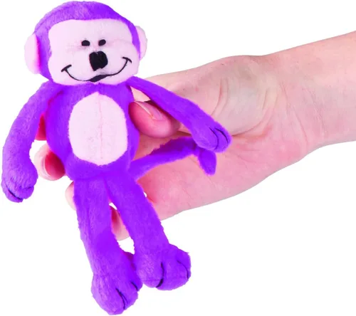 Miniatura 3 de Fun Express Monos felices de neón brillante de 5 1/2 pulgadas, 12 unidades, ideal para cumpleaños, escuela, oficina médica y odontológica