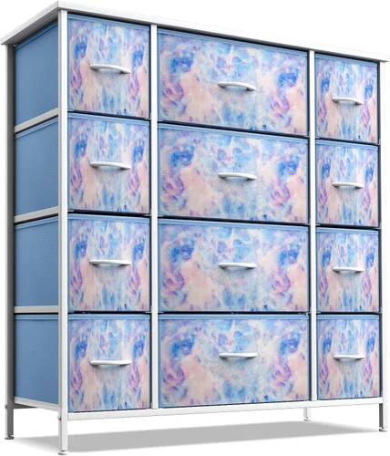 Miniatura 15 de Sorbus - Cómoda para niños con 8 cajones: mueble de almacenamiento en torre para dormitorio, pasillo, armario, organización de oficina, marco