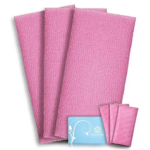 Miniatura 9 de Toalla exfoliante para la espalda, para ducha, exfoliante corporal, toalla de belleza japonesa, esponja africana, toalla de esponja coreana, paño