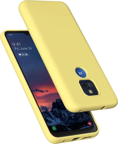Miniatura 14 de Moto G Play 2021 - Funda de goma de gel de silicona líquida a prueba de golpes, forro de tela de microfibra suave, compatible con Motorola Moto G