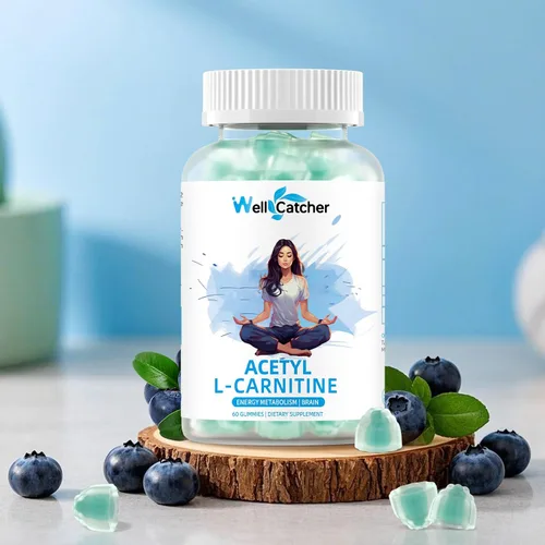 Miniatura 8 de Suplemento de acetil L-carnitina de 1000 mg - Gomitas de Alcar L-carnitina sin azúcar para hombres y mujeres, apoyo a la resistencia muscular, salud