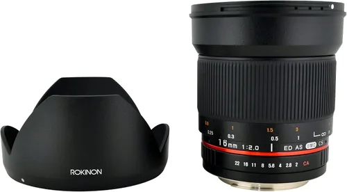 Miniatura 4 de Rokinon 16MAF-N lentes asférica, de gran angular 16 mm f/2.0