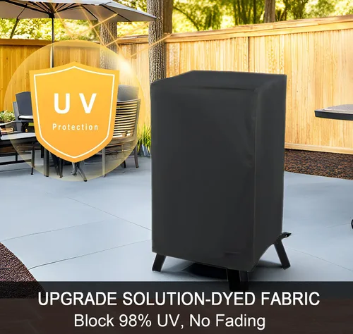 Miniatura 4 de NetttyPro - Funda para ahumador eléctrico de exterior Masterbuilt de 30 pulgadas, impermeable, resistente, cuadrada, vertical, para parrilla