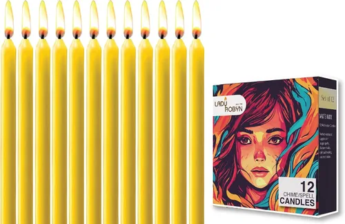 Miniatura 21 de Juego de 20 velas cónicas de color sólido, velas de cera de parafina sin goteo de 4 pulgadas con mecha de algodón, ideal para bodas, shabat, Rojo