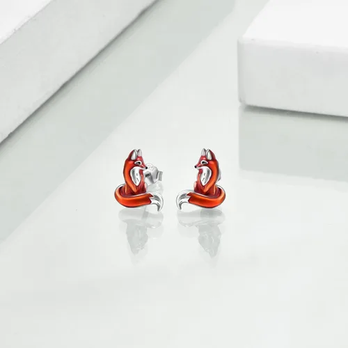 Miniatura 3 de Aretes colgantes de plata de ley 925 con diseño de animales, diseño de unicornio, gato, elefante, panda, búho, oso de coala, conejo, dinosaurio