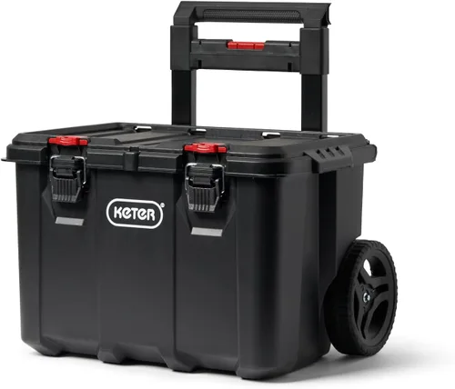 Miniatura 11 de Keter Stack-n-Roll Organizador Modular de Herramientas para Almacenamiento en Garaje y Bricolaje, Sistema de Caja de Herramientas Rodante de Resina