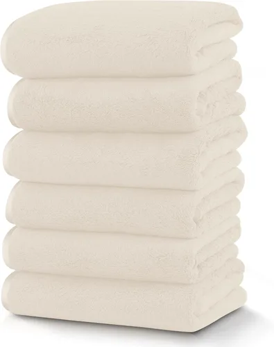 Miniatura 9 de TENSTARS Toallas de baño de seda con dobladillo para baño en liquidación - 27 x 55 pulgadas, ligeras, finas y de secado rápido, toalla absorbente
