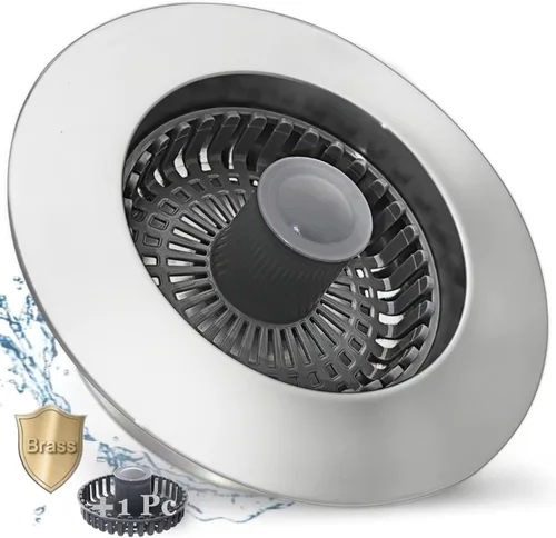 BAOLSLS Tapón de fregadero de cocina 3 en 1, colador de drenaje emergente para fregadero de cocina, con un colador de cesta adicional, tapón de