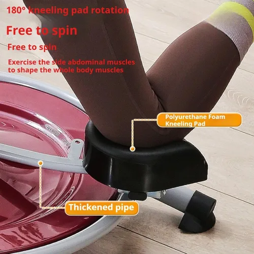 Miniatura 6 de Ab Circle Pro Fitness Turntable Entrenador Abdominal - Equipo de Core para Gimnasio en Casa con Almohadilla Arrastrable Rotatoria