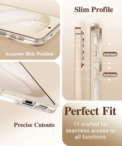 Miniatura 6 de GVIEWIN Funda para Samsung Galaxy S26 Plus, [cubierta deslizante para cámara y protector de pantalla integrado] [grado militar a prueba de golpes]