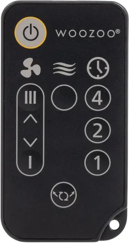 Miniatura 9 de IRIS USA - Ventilador WOOZOO de circulación oscilante de aire, estilo globo, compacto y personal con mando a distancia, 12 pulgadas, PCF-SC15