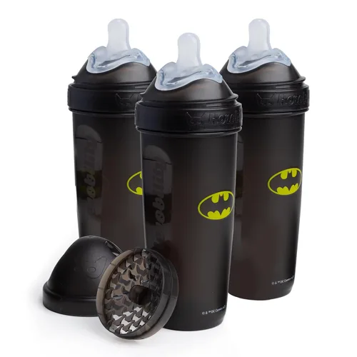 Miniatura 11 de DC Comics Mujer Maravilla - Herobility Botellas Anti-Cólico Dobles para Bebé – 12 fl oz/340ml – Pack de 3