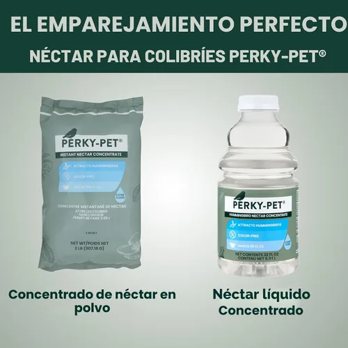 Miniatura 11 de Perky-Pet 203CPBN Comedero de vidrio para colibríes al aire libre con posaderos, foso de hormigas, protectores de abejas - Paquete de 1