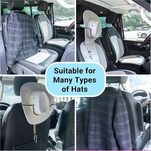 Miniatura 5 de Yuoyar Soporte para sombrero de vaquero para SUV y coche - Mantiene la forma del sombrero - Accesorios para camiones