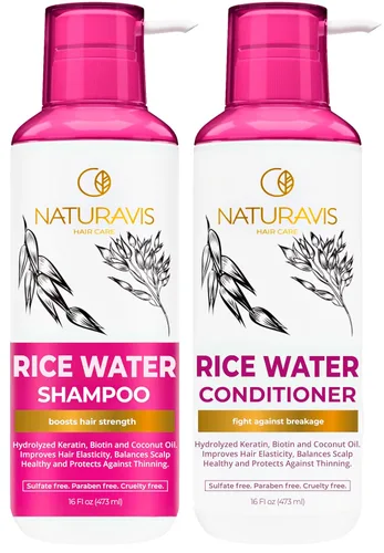 Miniatura 8 de Juego de champú y acondicionador de coco, sin sulfatos y sin parabenos, tratamiento hidratante intenso con jojoba, para hidratar tu cuero cabelludo