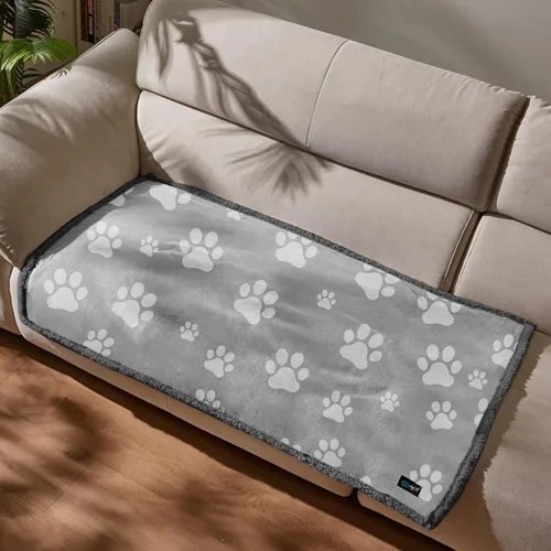Miniatura 40 de Kritter Planet - Manta impermeable y a prueba de orina para perros grandes; manta suave, reversible y a prueba de líquidos para proteger el sofá