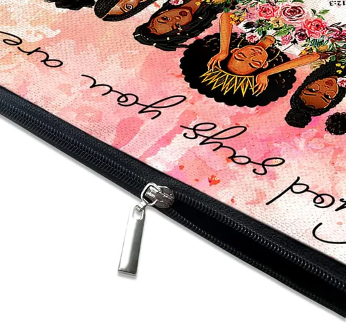 Miniatura 4 de Pequeña bolsa de maquillaje para monedero, bonita lona impermeable, bolsas de cosméticos para mujeres, con cremallera, bolsa de aseo de viaje