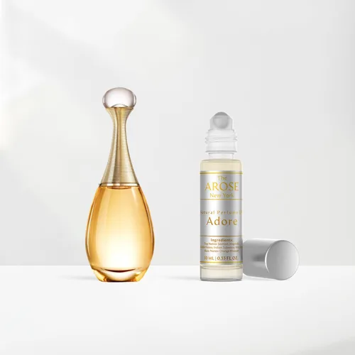 Adore - Aceite de perfume The Arose New York, sin alcohol, vegano, tamaño de bolsillo, tamaño de viaje, de larga duración, fragancia inspirada en