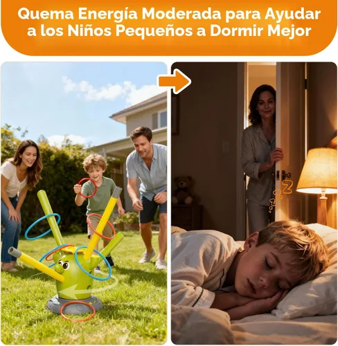 Miniatura 7 de Cactus 4 en 1 juguetes musicales saltarines, juego de lanzar anillos y lanzador de cohetes pisoteables para niños de 3 a 8 años, juguete deportivo