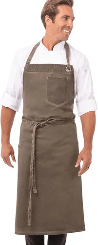 Miniatura 23 de Chef Works Delantal con pechera unisex Dorset Chefs