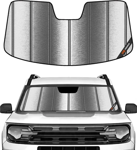 Parasol para parabrisas Pigenius para Ford Bronco Sport 2021-2025 - Protector de ventana delantera - Metálico