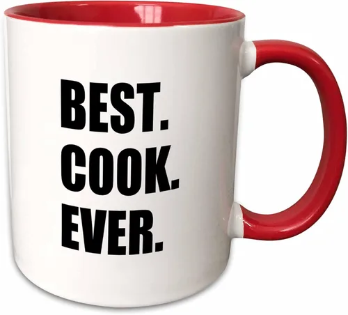 Miniatura 9 de 3dRose mug_179769_2 Best Cook Ever - Taza de cerámica con texto en inglés "Best Cook Ever" para los chefs más grandes del mundo y fanáticos