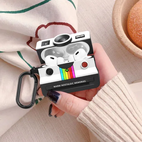 Miniatura 2 de VISOOM Paquete de 2 fundas para Apple Airpods Pro 1 2 fundas para mujer