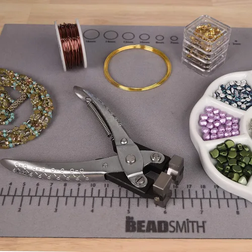 Miniatura 6 de The Beadsmith Alicates paralelos para doblar y formar, 5.25 pulgadas (5.315 in), herramienta de acero para la fabricación de joyas, con mango