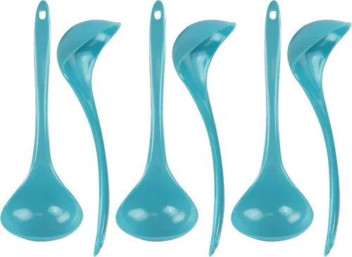 Miniatura 18 de Reston Lloyd Cucharón de melamina para sopa de cocina, utensilio de alta calidad con mango ergonómico resistente al calor, plástico duradero sin
