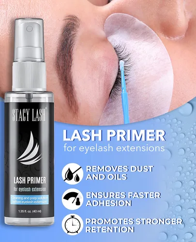 Miniatura 4 de Pegamento de extensión de pestañas extra fuerte Evolution de 0.3 fl oz y extra Bonder 0.5 fl oz y imprimación/limpiador 1.4 fl oz - Stacy