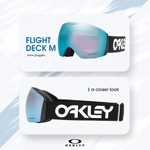 Miniatura 3 de OAKLEY Flight Deck MEDIUM/LARGE Ski Goggles For Men For Women OO7050, OO7064 + Care Kit