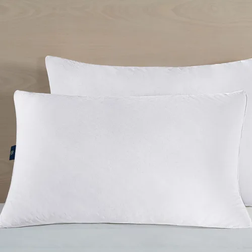 Miniatura 3 de Serta Power Chill - Almohadas de cama alternativas de plumón medio/firme para personas que duermen de lado, estómago o espalda (paquete de 2)