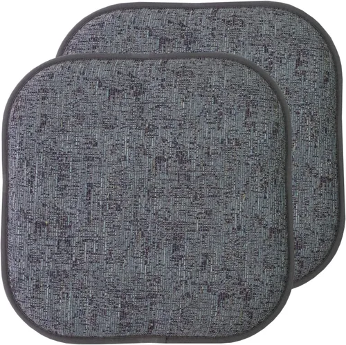 Miniatura 43 de Sweet Home Collection Cojines de espuma viscoelástica para silla, antideslizantes, diseño de panal de abeja, 16 x 16 pulgadas, paquete de 2