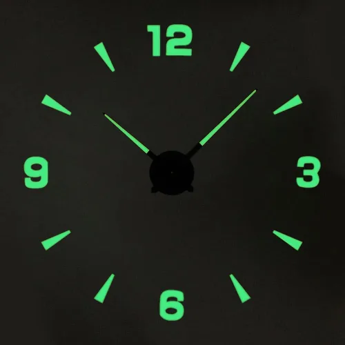 Miniatura 7 de Timelike - Reloj de pared, 3D, bricolaje, 1M, moderno, sin marco, grande, kit para reloj de pared 3D, bricolaje, para sala de estar, recámara. Plata