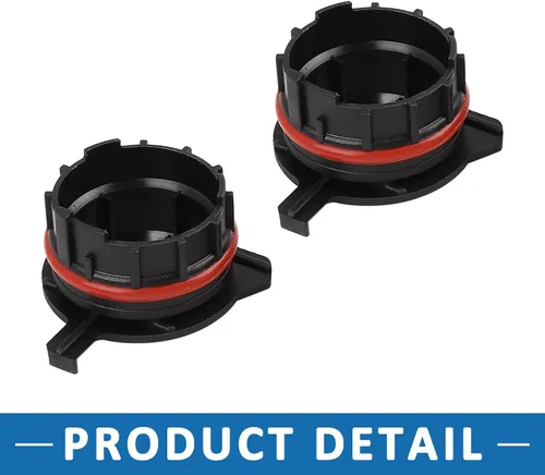 Miniatura 6 de H7 Soporte de retención de base de adaptador de faros LED para BMW 540i 1997-2000 (juego de 2)