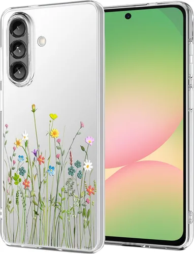 Miniatura 14 de Unov Funda diseñada para Galaxy A32 5G, funda transparente con [patrón antideslizante en relieve], protección delgada a prueba de golpes