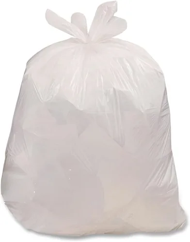 Miniatura 3 de HAB6FK100CT - Bolsas de basura de 13 galones, 0.6 mil, 23 3/4 x 28, color blanco 100/caja, 6 BX/CT