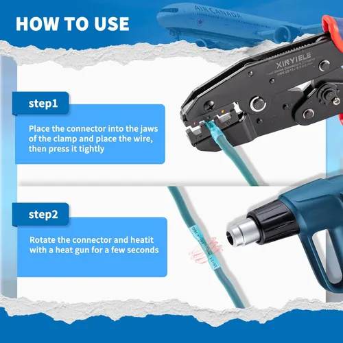 Miniatura 5 de 360 conectores termorretráctiles a tope, kit de conectores de cable, conectores de cable impermeables, kit de conectores eléctricos impermeables