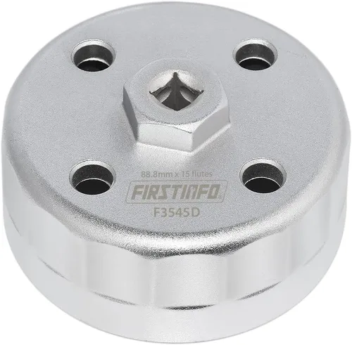 FIRSTINFO F3545D llave de filtro de aceite de 3/8" de 88.8 mm con 15 ranuras, compatible con Hyundai y Kia