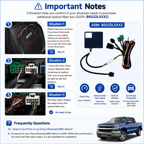Miniatura 4 de Actualización estéreo de radio QLED de 13.1 pulgadas para Chevy Silverado y GMC Sierra 2014-2018, unidad principal de 8 núcleos 4 GB+64 GB