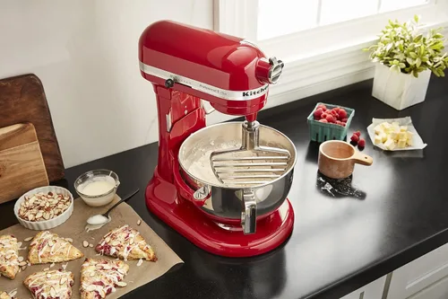 Miniatura 6 de KitchenAid Batidor de repostería para batidoras amasadoras de pie con tazón elevable - KSMPB7SS