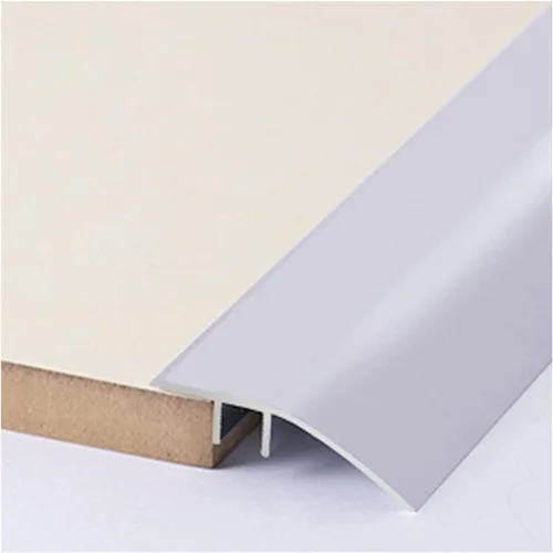 Tira de umbral de transición suave para piso/alfombra/puertas, borde de aluminio metálico para transiciones de umbral con una altura inferior a 0.6