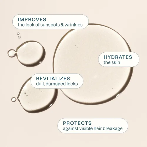 Miniatura 2 de Cliganic Aceite de argán orgánico para el cabello, la cara y la piel a granel, 32 onzas con bomba, 100% puro, prensado en frío