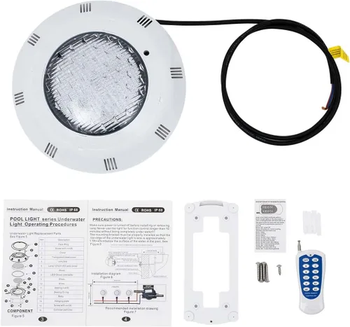 Miniatura 2 de Luz de Piscina de 12V 45W, Luces LED Subacuáticas de Cambio de Color RGB IP68 con Control Remoto (45W)
