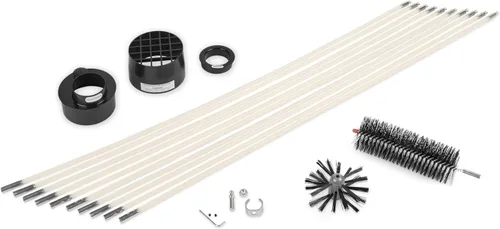 Miniatura 13 de Kit de limpieza para conductos de ventilación de secadora - Gardus RLE202 LintEater, kit limpiador rotatorio para ventilación de secadora, elimina